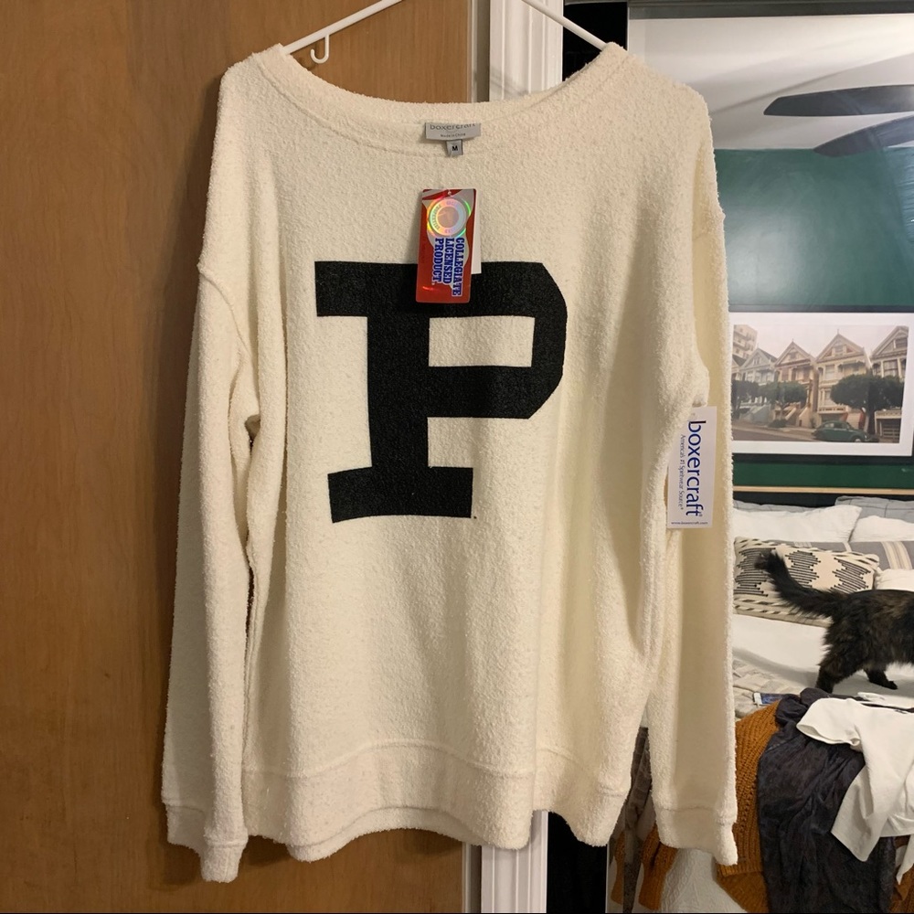 Brand New vintage P Purdue crewneck sweatshirt